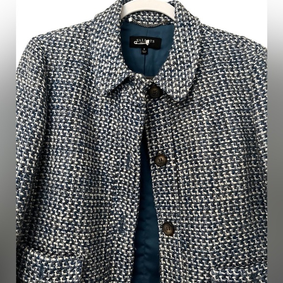 Talbot’s Blue Tweed Wool BlazerJacket - Picture 2 of 6